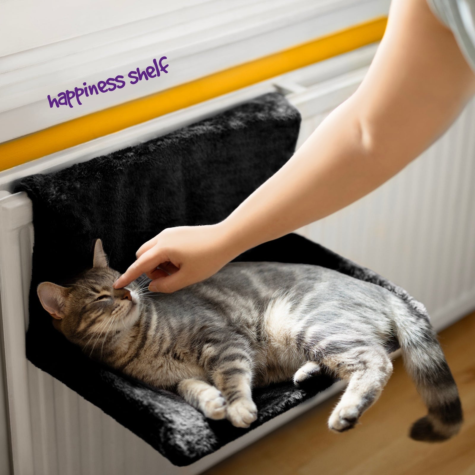 Cat Radiator Bed - Black