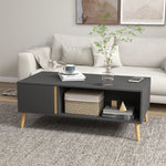 Coffee Table With Storage Compartments, Living Room