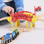 Lifting Bridge for Wooden Train Sets