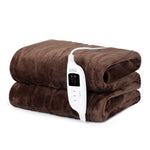 Electric Heated Throw - Chocolate