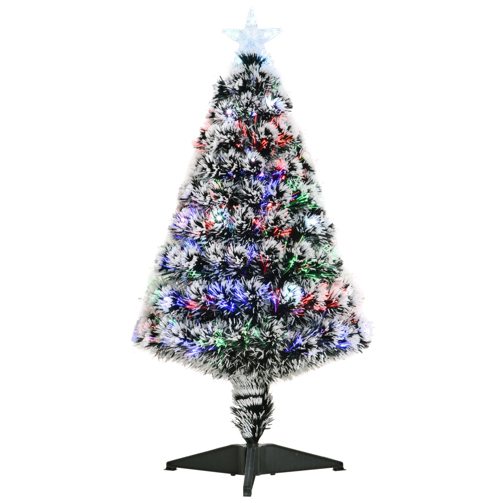 3/4ft Artificial Prelit Christmas Tree With Optic | 3ft | Green