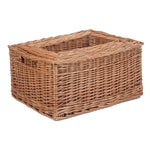 Wicker Double Steamed Open Storage Basket | Set-of-4 | Brown