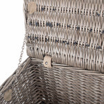 Wicker 51cm Antique Wash Picnic Basket | Gray