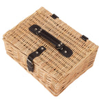 Wicker Buff 30cm Picnic Basket