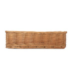 Double Steamed Storage Wicker Tray | Small | Brown