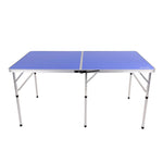 Camping Folding Table Tennis Table Set | One Size | Blue