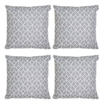 Art Deco Geometric Print Outdoor Cushion (set Of 4)