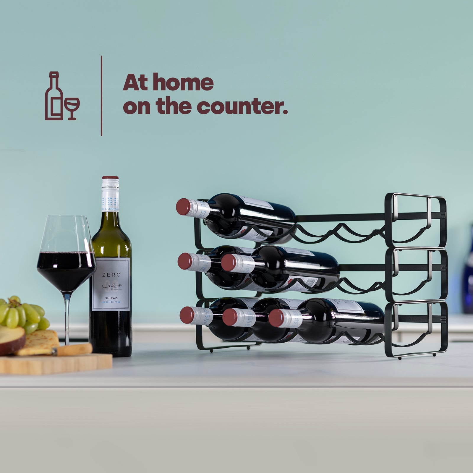 Modular Wine Rack - Matt Black