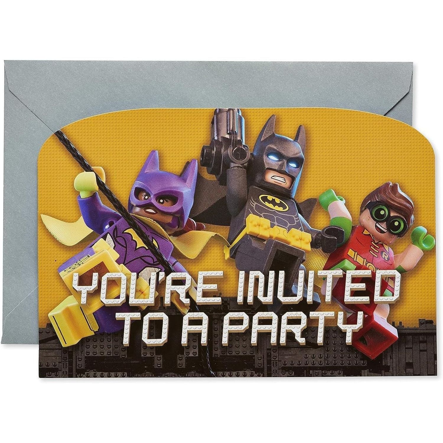 Characters Invitations (pack Of 8) | One Size | Multi Colour