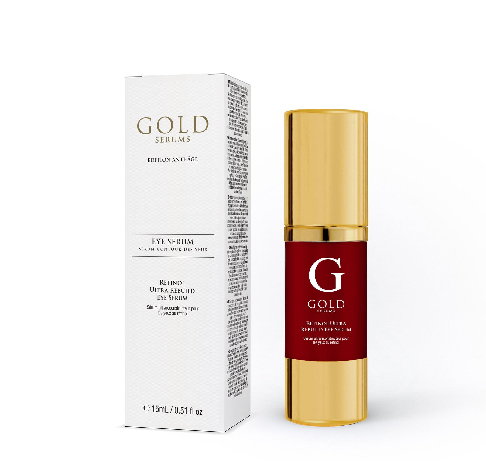 Gold Serums Retinol Ultra Rebuild Eye Serum 15ml