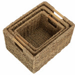 Seagrass Nordic Seagrass Storage Basket | Set-of-3 | Brown