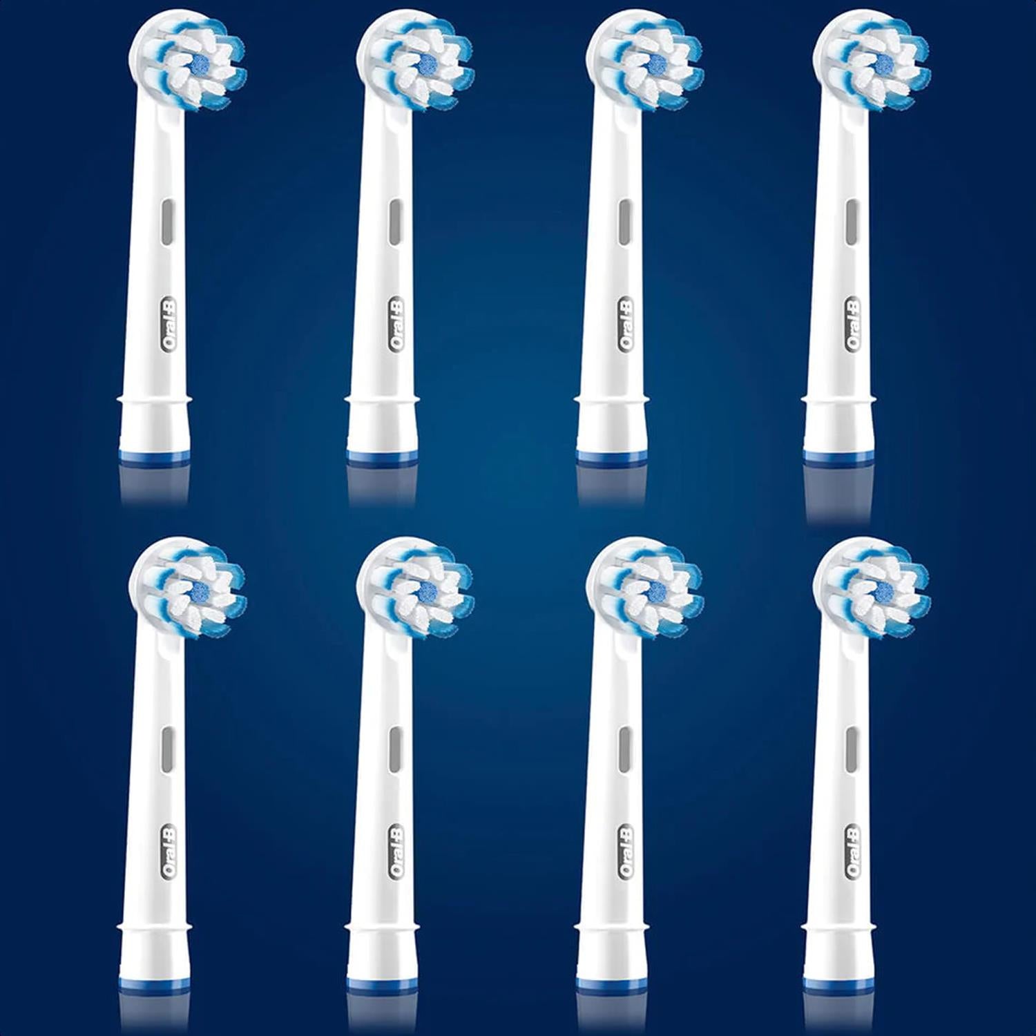 Sensi Clean Power Toothbrush Refill Heads, Pack Of 8