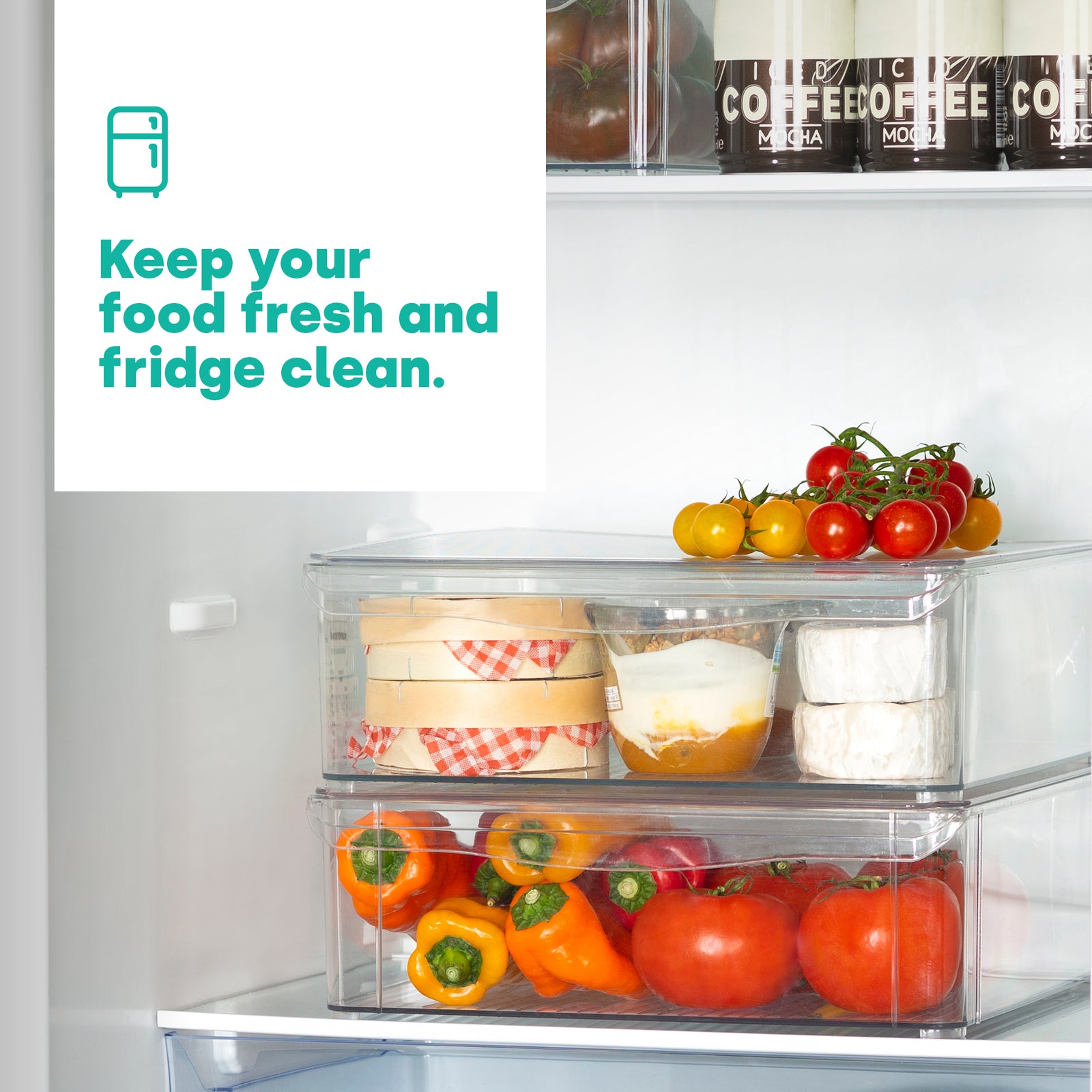 Livivo Fridge Storage Container - Xl