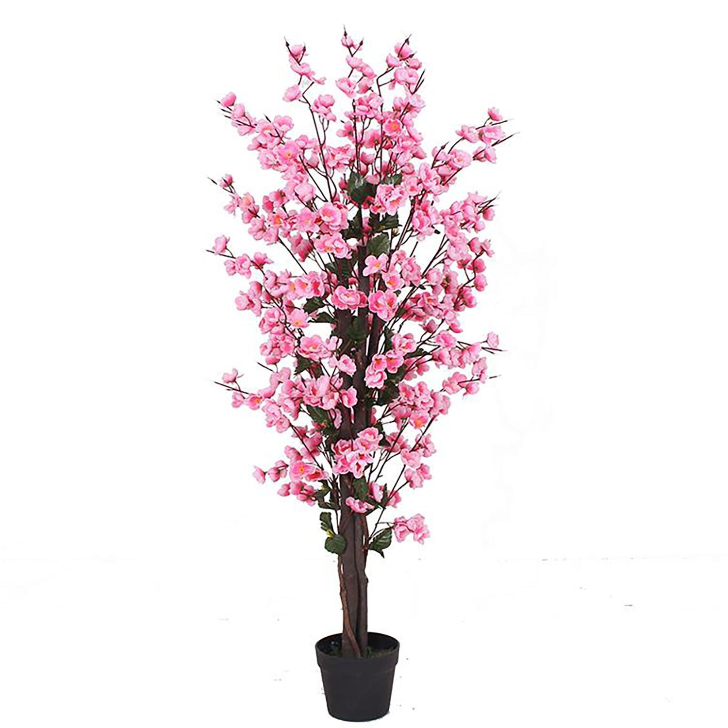 Artificial Pink Blossom Tree Plants 120cm 4ft