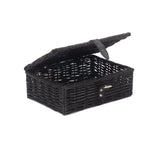 Wicker 30cm Black Hamper