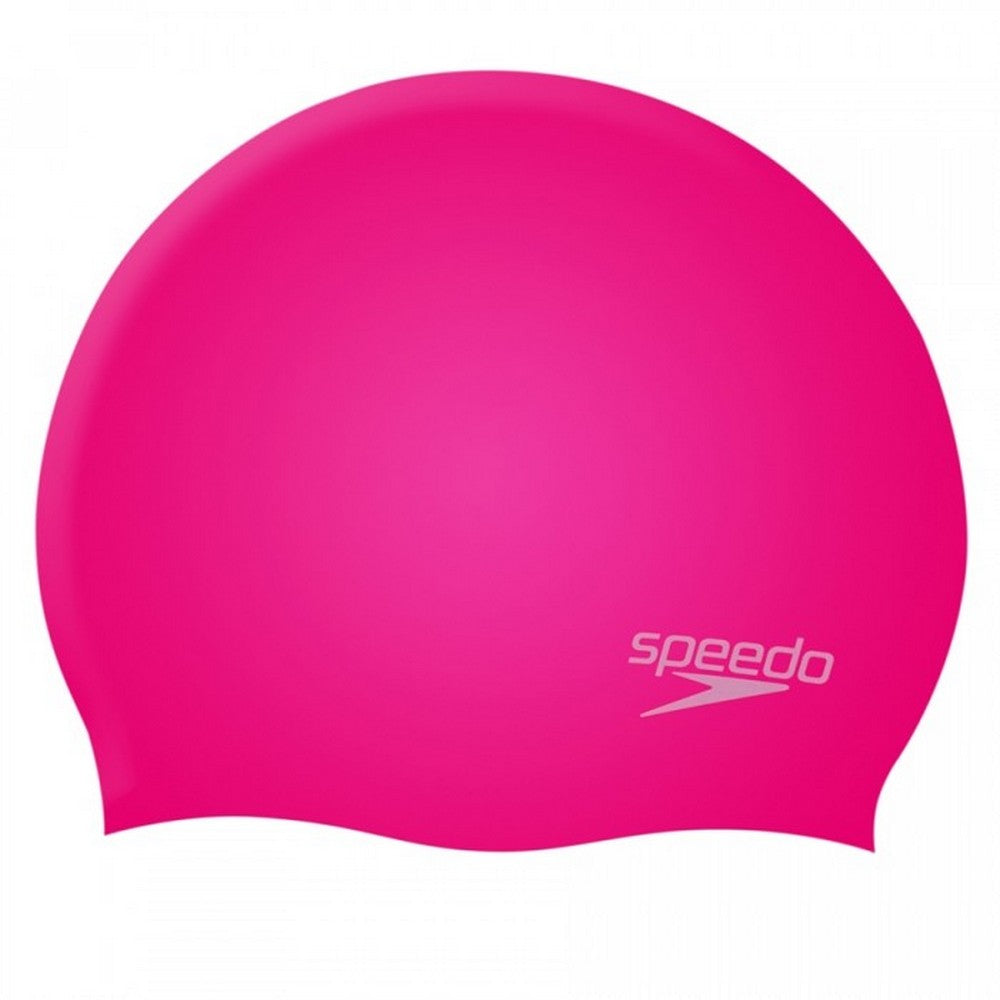 Childrens/kids Silicone Swim Cap | One Size | Pink