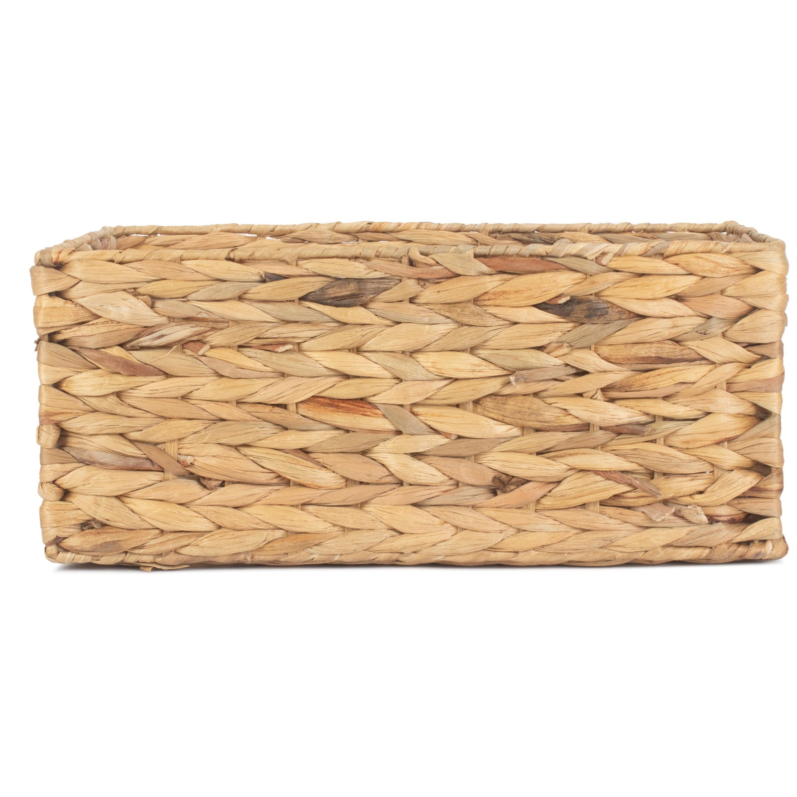 Shallow Water Hyacinth Storage Basket | Large | Brown