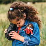 Wildlife Photographer Mia, 18cm Tall