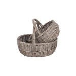 Antique Wash Bathroom Shopping Basket | Set-of-2