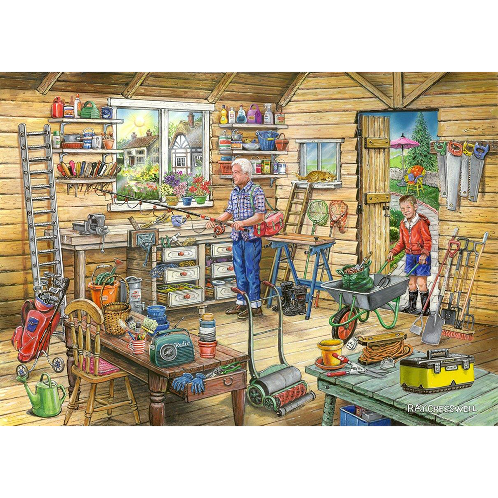 No.14 - Fred's Shed, 1000 Piece Jigsaw Puzzle