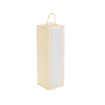 Single Bottle Wooden Box With Clear Acrylic Sliding Lid