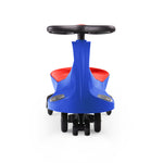 Unique Self Propelled Kids Ride On Toy, Wiggle Car - Blue