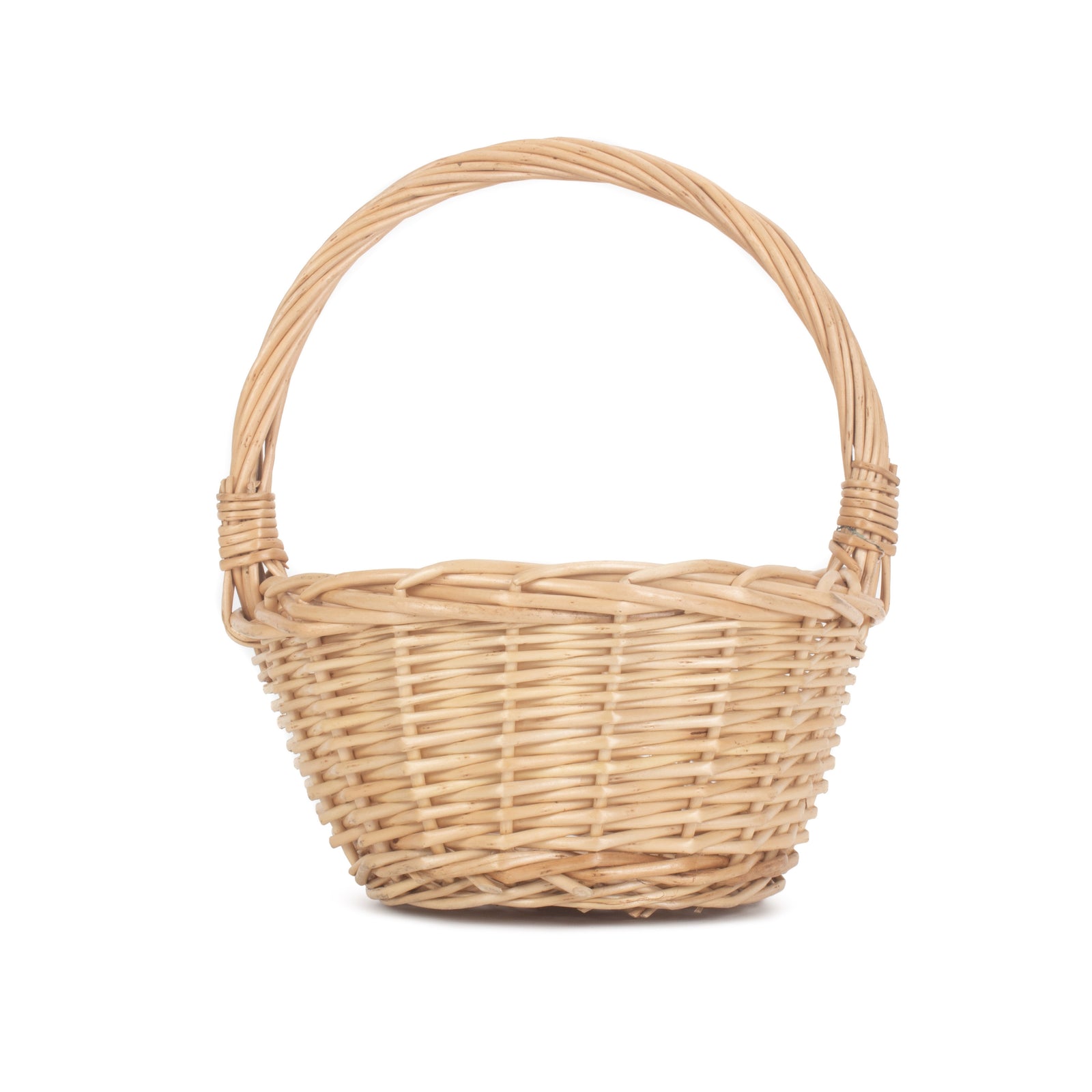 Wicker Shopping Basket Mini Oval Shopper