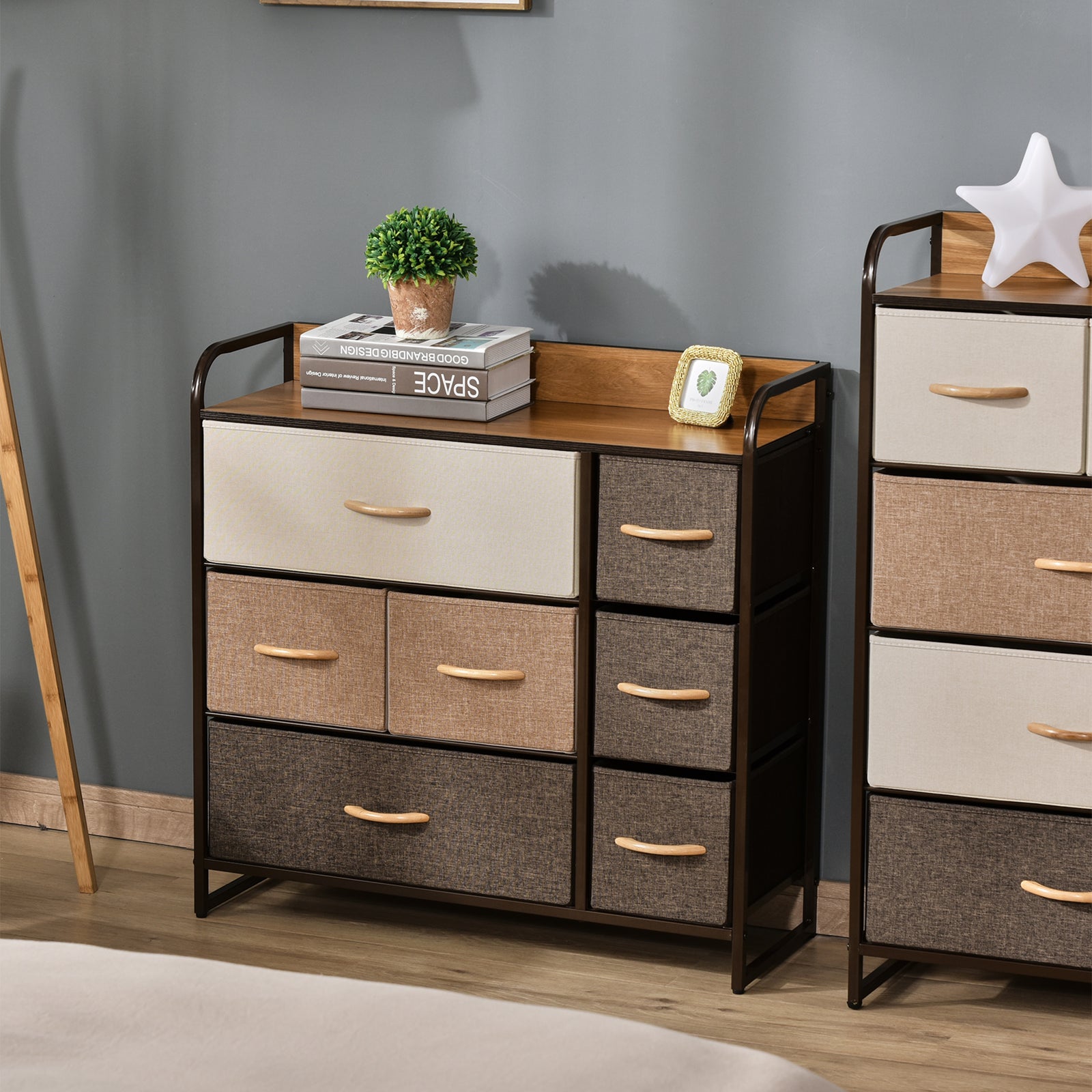 7-drawer Dresser, Fabric Chest Of Drawers, Storage Organizer