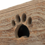 Red Hamper Wooden Dog Treat Box