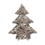 Wicker Antique Wash Christmas Tree