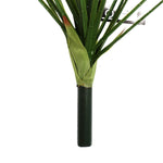 Leaf 90cm Uv Resistant Artificial Onion Grass Stem Green Outdoor
