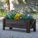 58l Wooden Raised Bed Planter Box 100x36.5x36cm