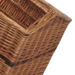 Wicker Magazine Rack Basket