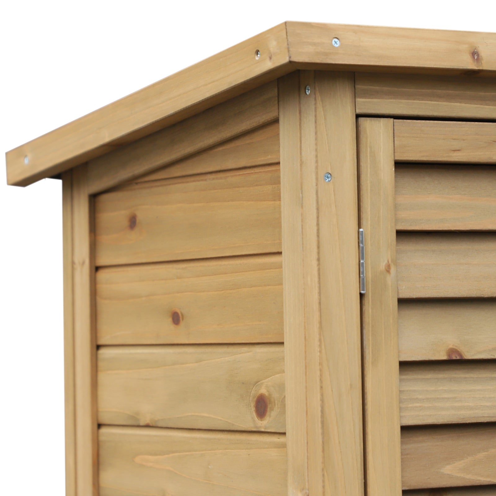 Garden Storage Shed Solid Fir Wood Garage Organisation | Natura