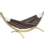 Barbados Hammock Wooden Set Mocca