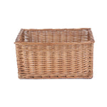 Wicker Double Steamed Open Storage Basket | Extra Large | Brown