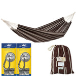 Barbados Hammock Post Perfect Hanging Set Mocca