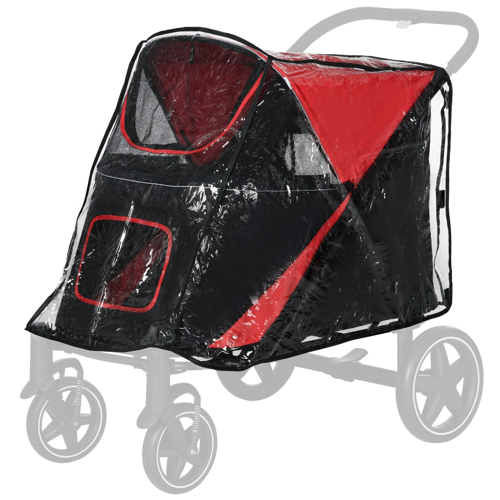 Dog Stroller Rain Cover, Cover For Dog Pram Buggy For, Large, Medium Dogs