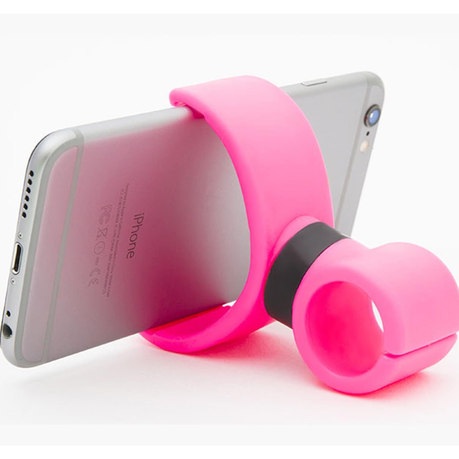 360 Degrees Air Vent Mount Bicycle Car Phone Holder- Pink