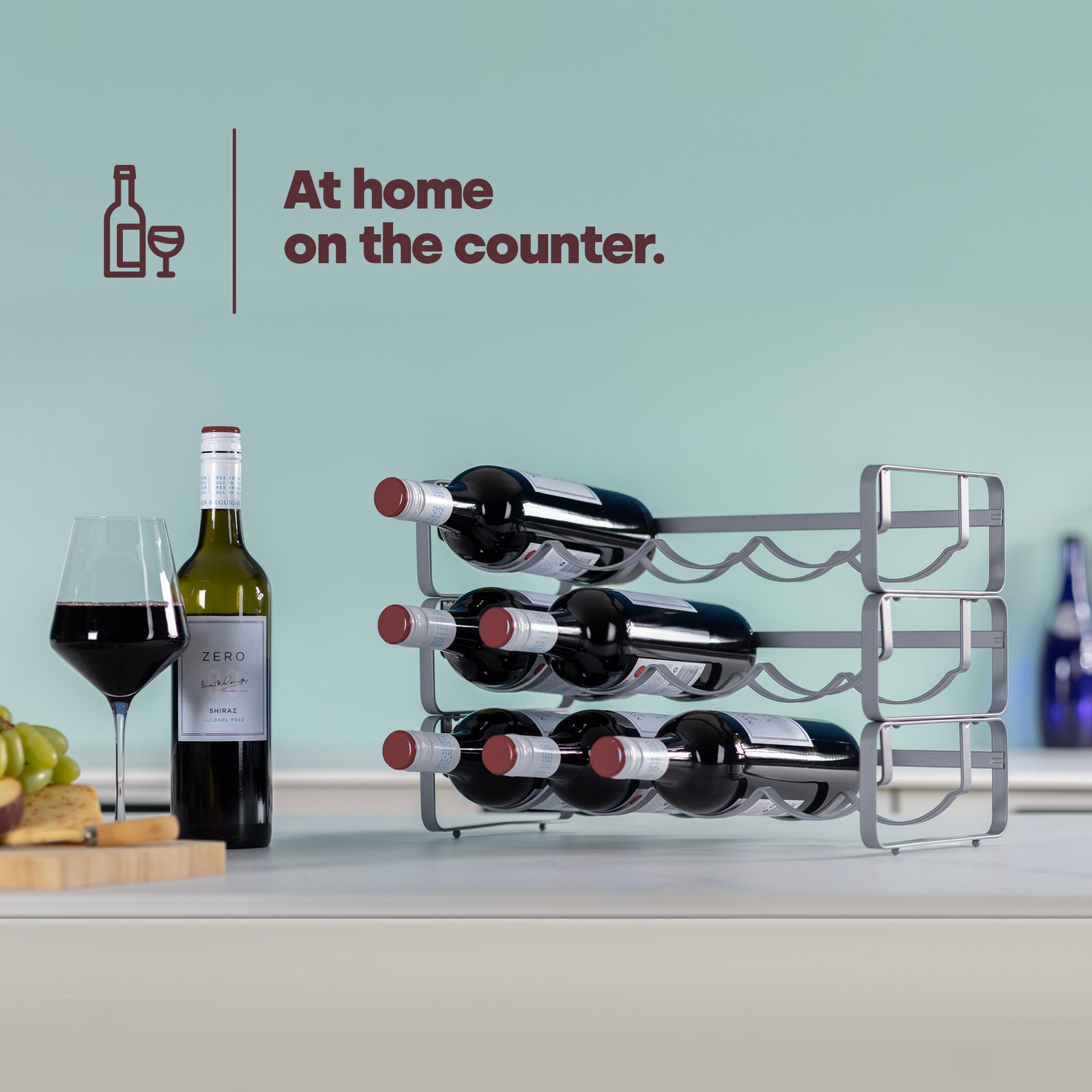 Modular Wine Rack - Matt Grey