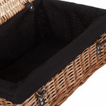 Wicker Large Packaging Hamper | Black