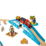 Wooden Pirate Train Set - 42 Pieces