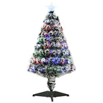 3/4ft Artificial Prelit Christmas Tree With Optic | 3ft | Green