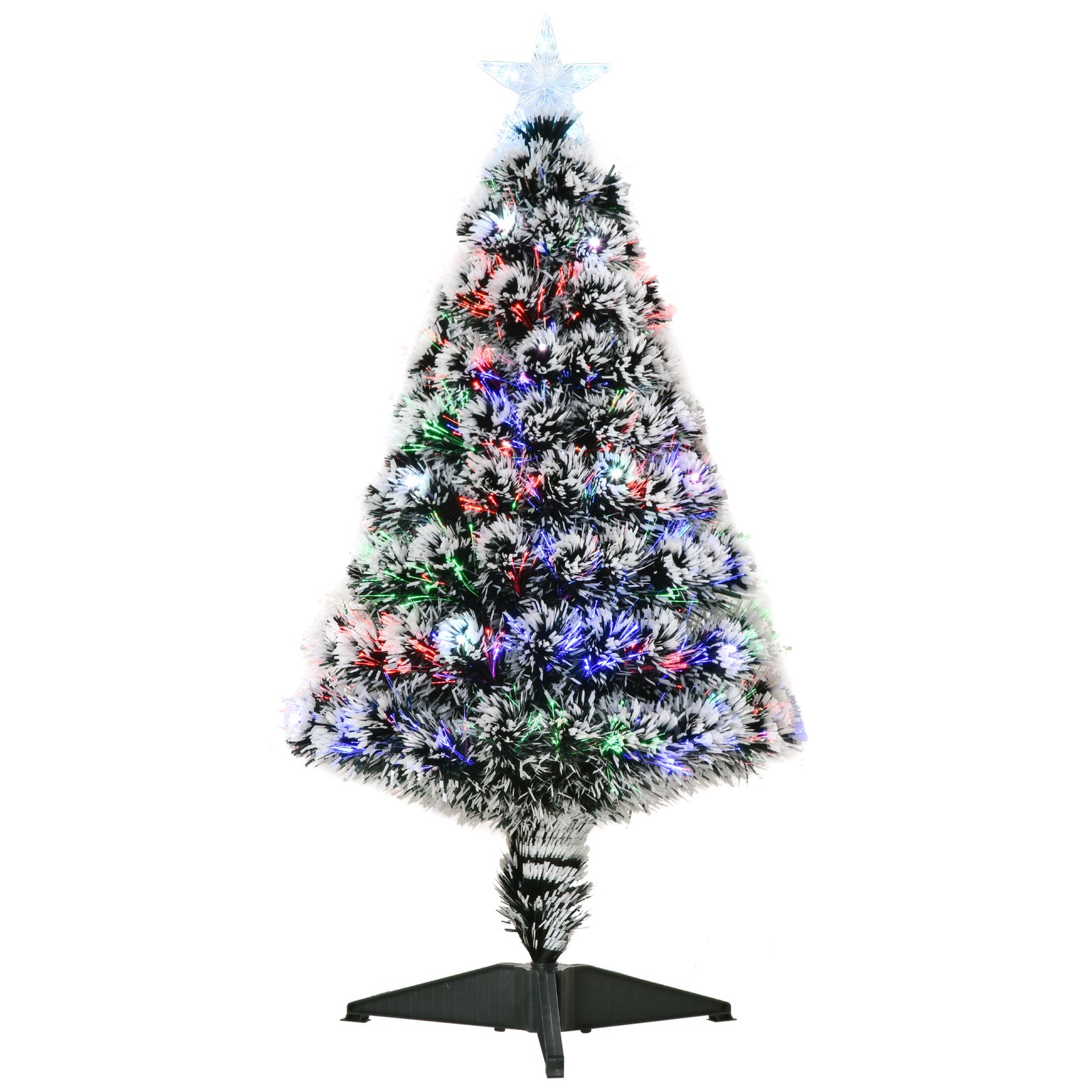 3/4ft Artificial Prelit Christmas Tree With Optic | 3ft | Green