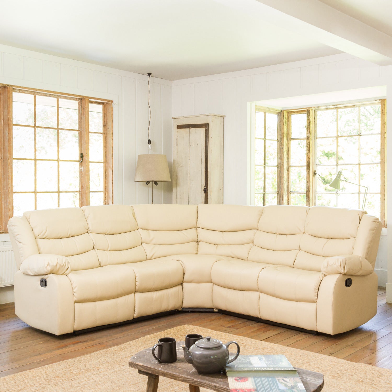 Brooklyn Reclining Corner Sofa | 5 | Cream