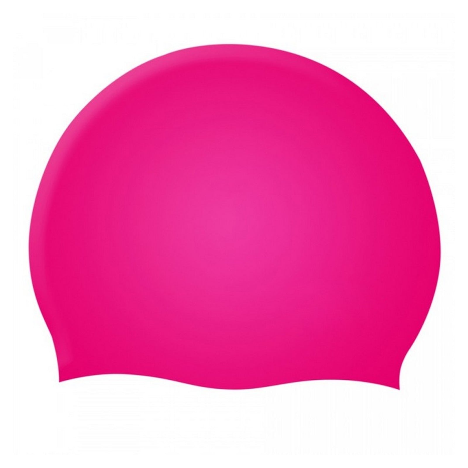 Childrens/kids Silicone Swim Cap | One Size | Pink