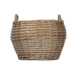 Wicker Antique Wash Stumpy Basket | Small | Brown