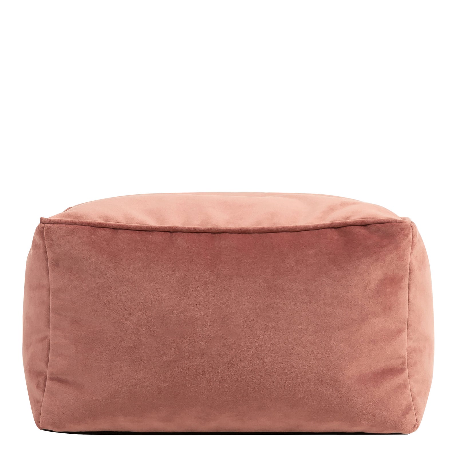 Amara Velvet Bean Bag Pouffe | Pink