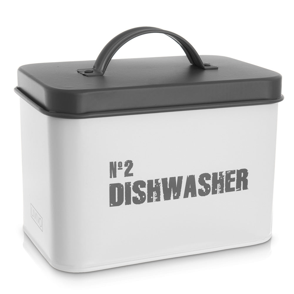 Metal Dishwasher Powder Box