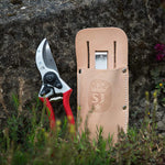 Gift Set Of Bypass Secateurs & Leather Holster Garden Hand Tools